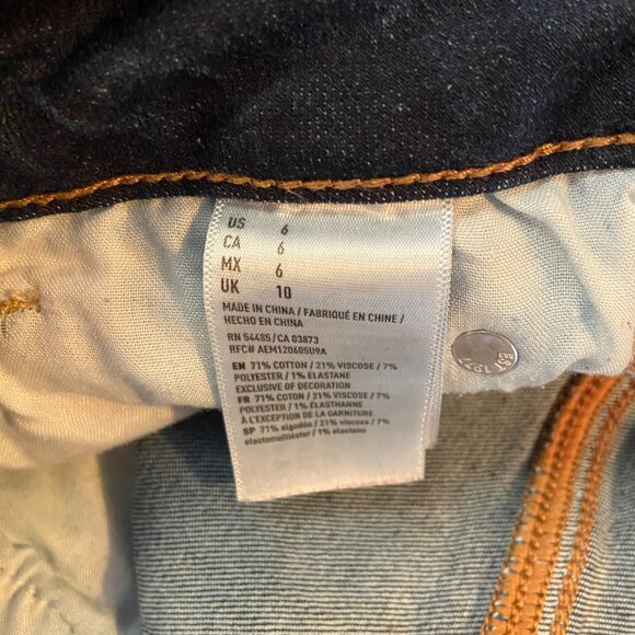 American Eagle Next Level Stretch Distressed Jean Shorts - Picture 3 of 4